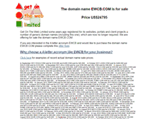 Tablet Screenshot of ewcb.com